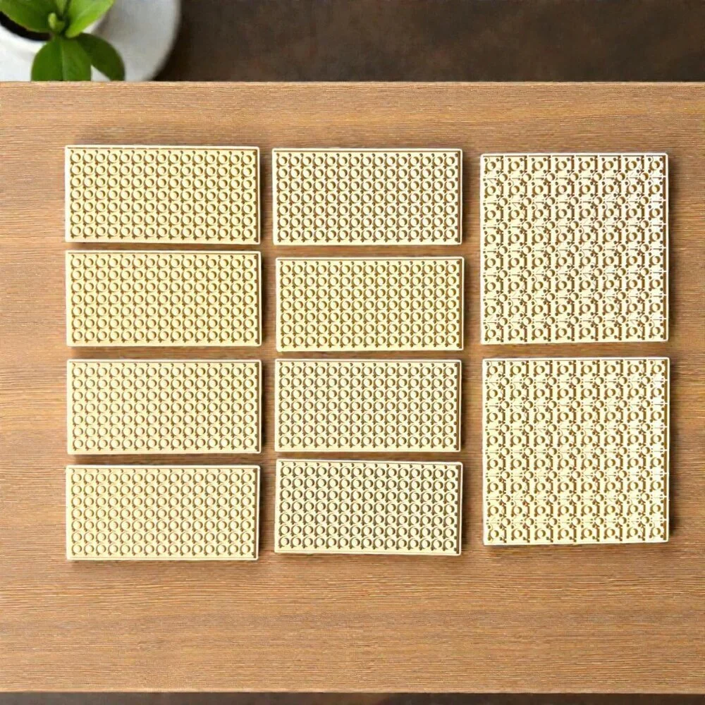 LEGO Tan Baseplates Lot Building Plates MOC Sand Beige Terrain Authentic 16 x 16